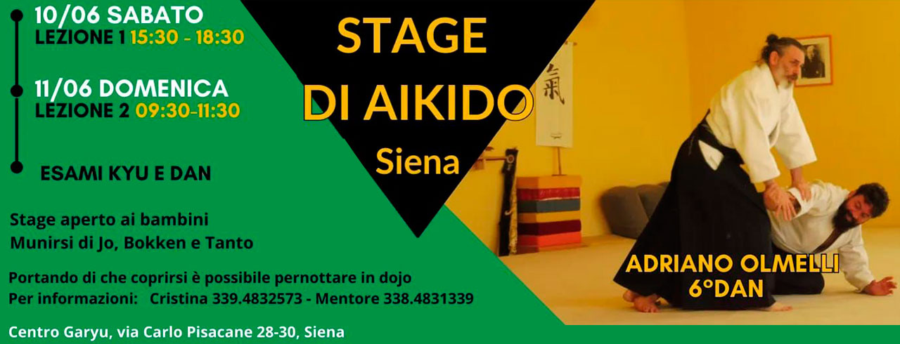 Stage di Aikido SIENA – Giugno 2023