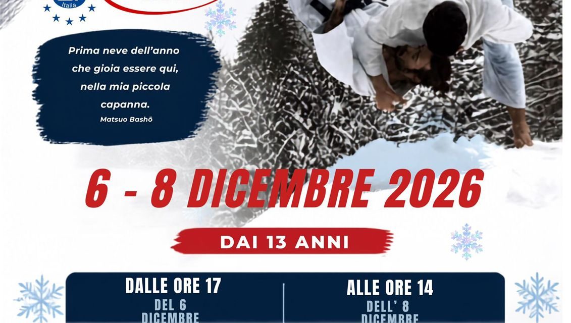 Stage invernale di judo tradizionale